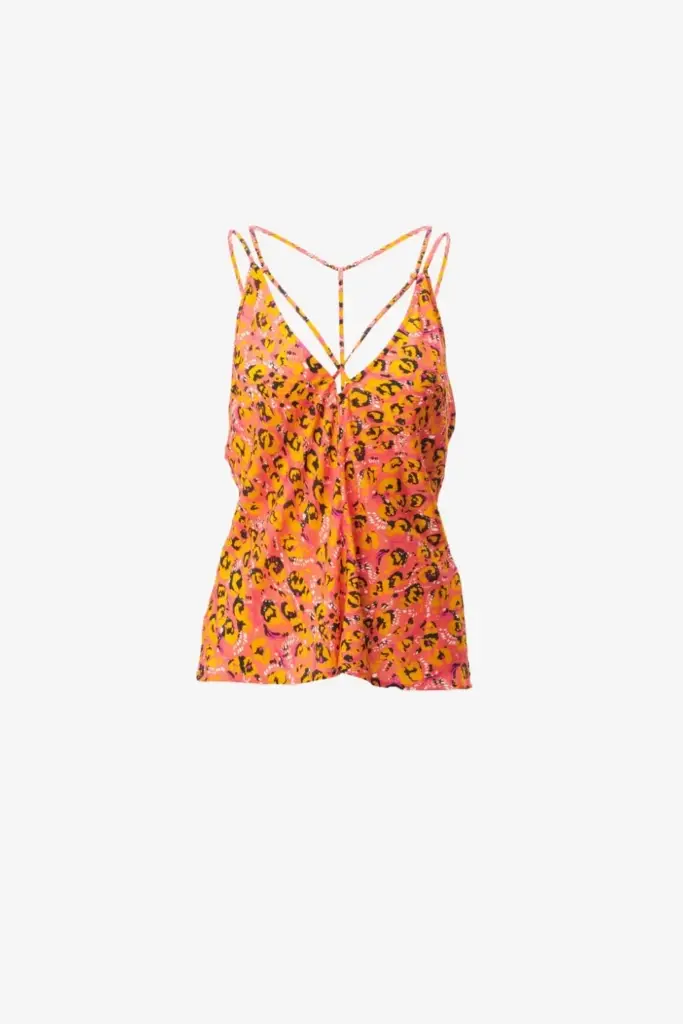 Lala Berlin Top Toana viscose leo pink Muttertagsangebot