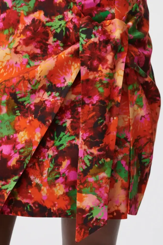 Lala Berlin Skirt Solea viscose shibori flower Lagerräumung
