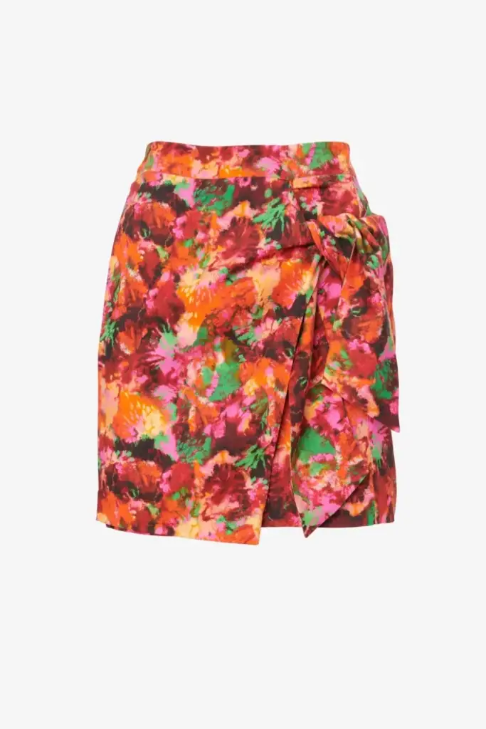Lala Berlin Skirt Solea viscose shibori flower Lagerräumung