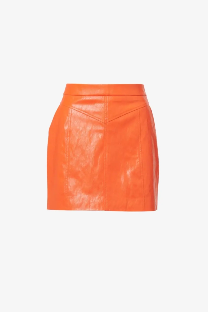 Lala Berlin Skirt Skyla viscose mix paprika Heißer Verkauf