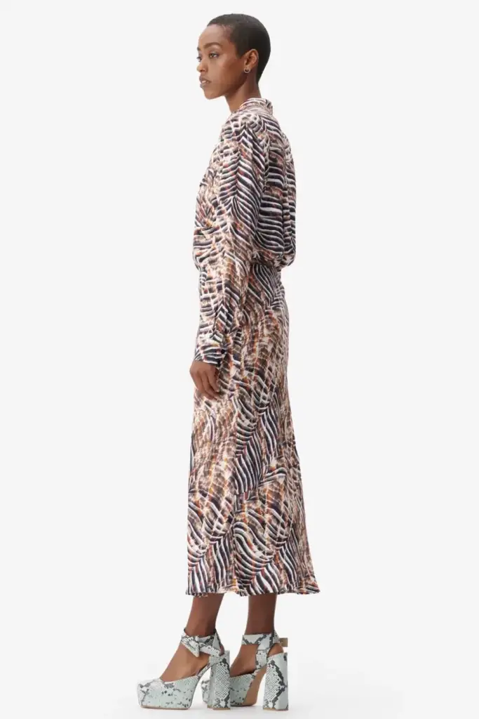 Lala Berlin Skirt Sasa viscose zebra shibori Zeitlich begrenztes Angebot
