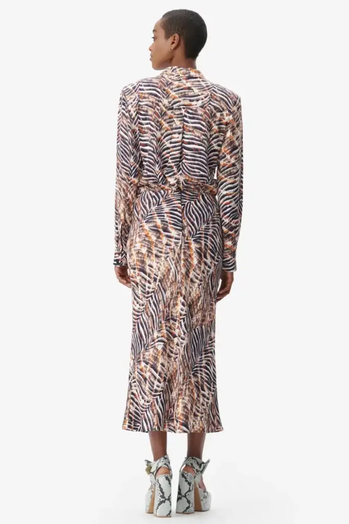Lala Berlin Skirt Sasa viscose zebra shibori Zeitlich begrenztes Angebot