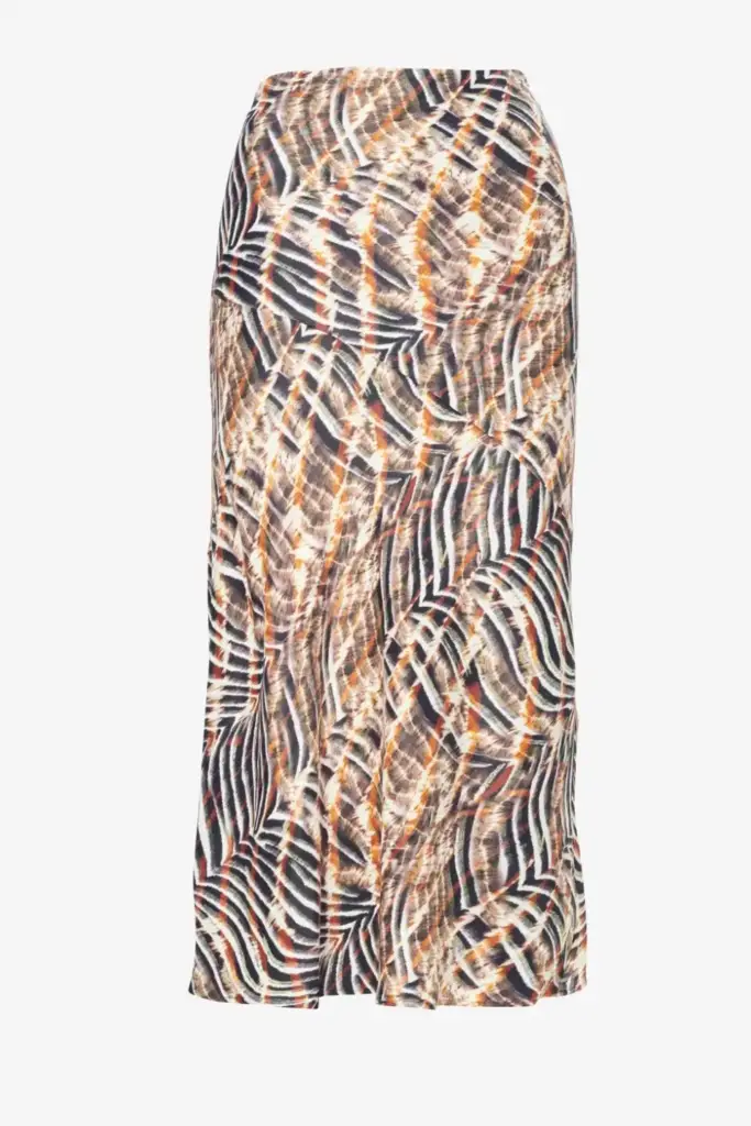 Lala Berlin Skirt Sasa viscose zebra shibori Zeitlich begrenztes Angebot