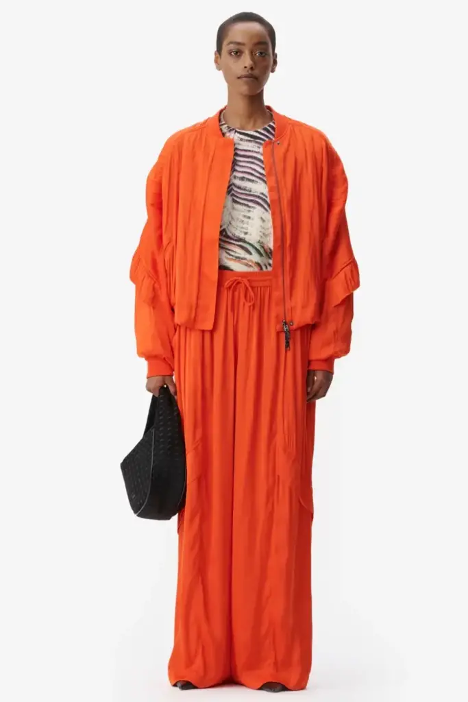 Lala Berlin Pants Perre polyester mix paprika Neuheiten