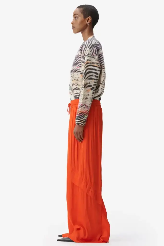 Lala Berlin Pants Perre polyester mix paprika Neuheiten