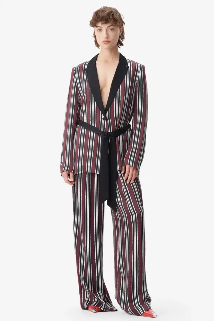 Lala Berlin Pants Perlo viscose shibori stripe Bestseller