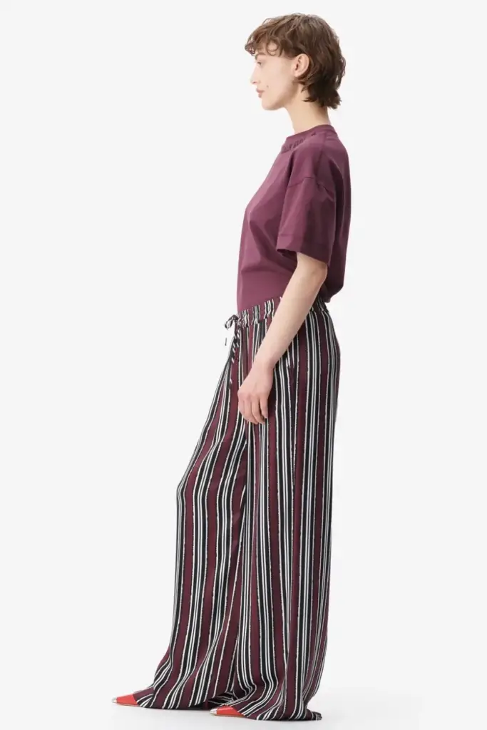 Lala Berlin Pants Perlo viscose shibori stripe Bestseller