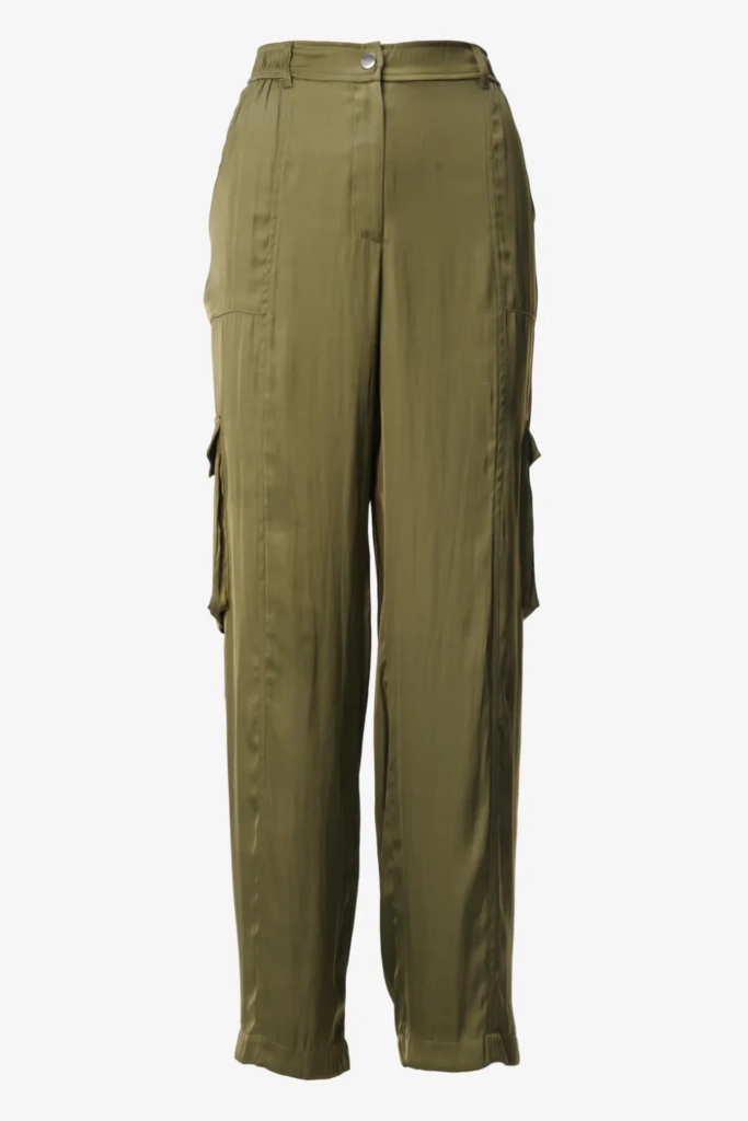 Lala Berlin Pants Pekka polyester mix olive Tägliche Deals