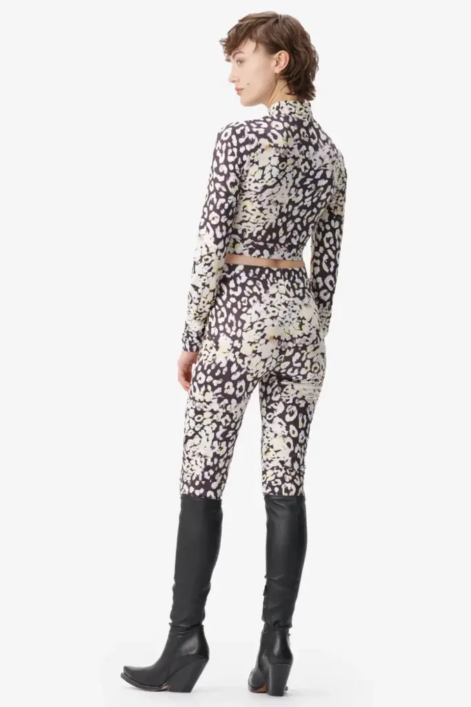 Lala Berlin Longsleeve Issay polyester mix floral leo Tiefpreis