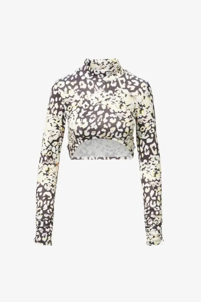 Lala Berlin Longsleeve Issay polyester mix floral leo Tiefpreis
