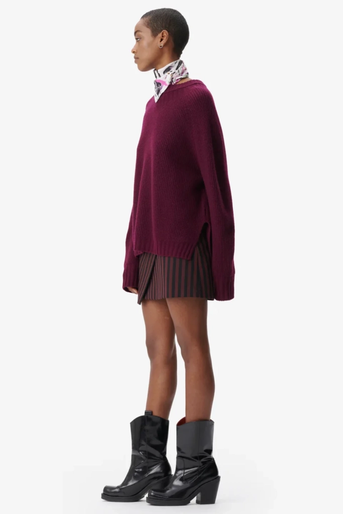 Lala Berlin Jumper Kaleva wool mix fudge Letzte 3 Tage