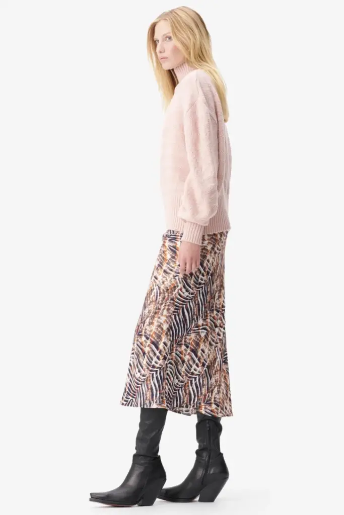 Lala Berlin Jumper Kaariyna wool mouline rosewater Letzte 2 Tage