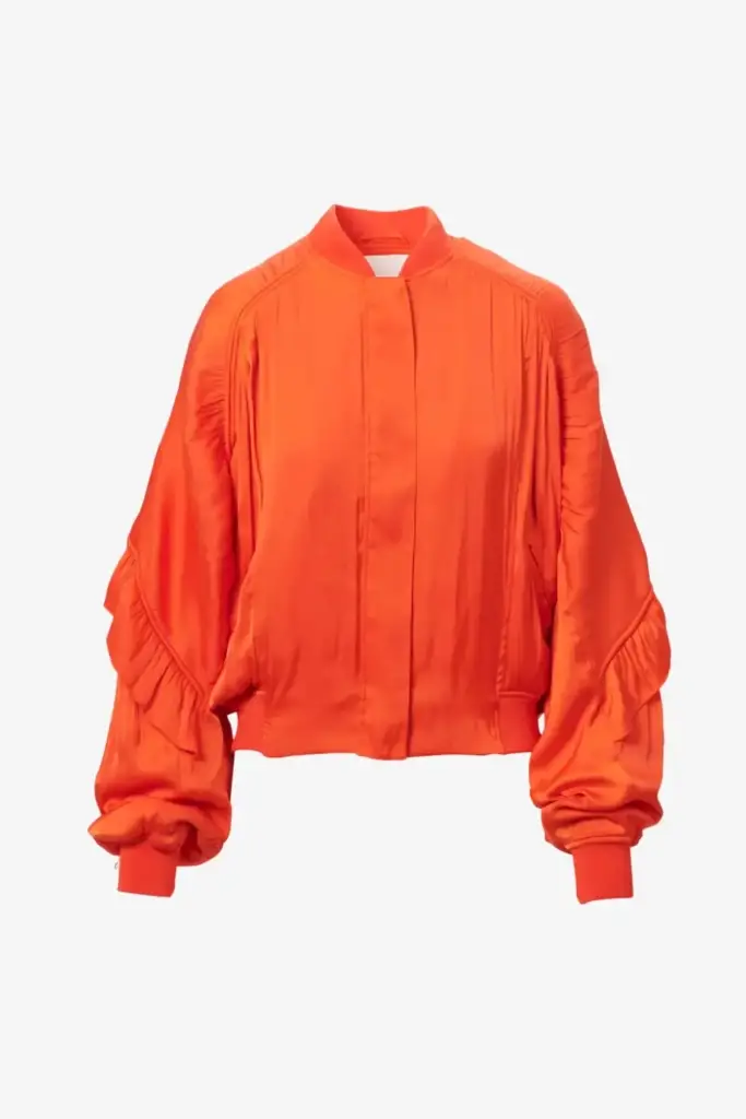 Lala Berlin Jacket Jordi polyester mix paprika Bis zu 50% Rabatt