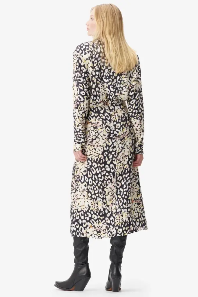 Lala Berlin Dress Diala viscose floral leo Clearance-Verkauf
