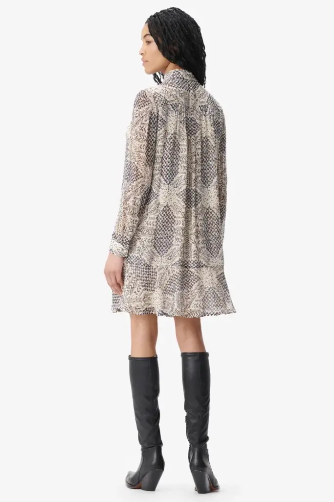 Lala Berlin Dress Dandara viscose heritage off white 2025