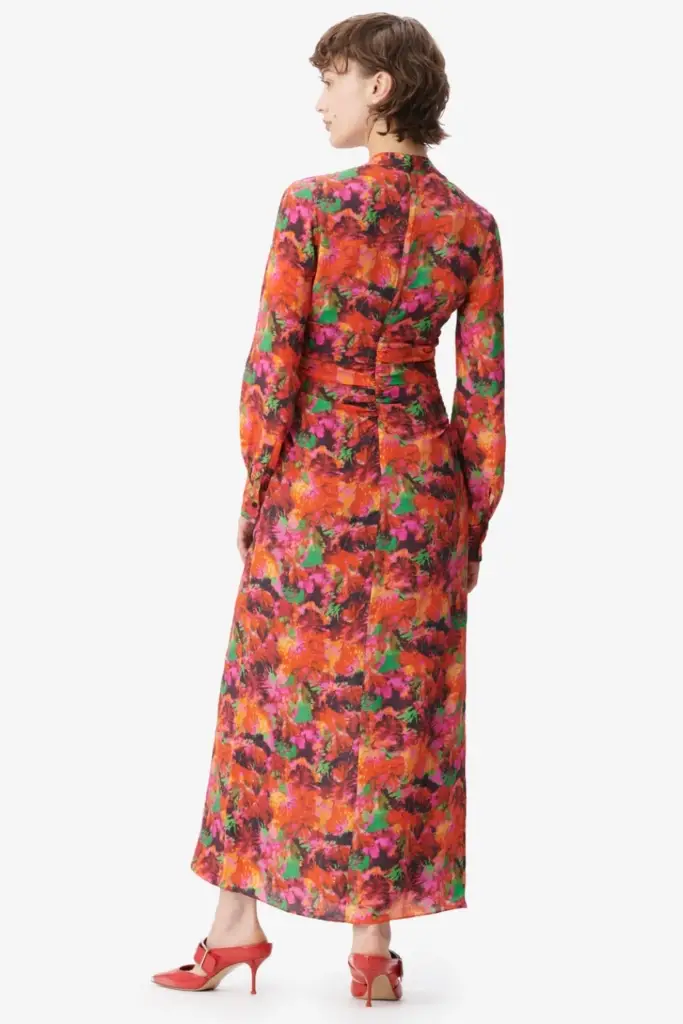 Lala Berlin Dress Damala viscose/silk blend shibori flower Outlet