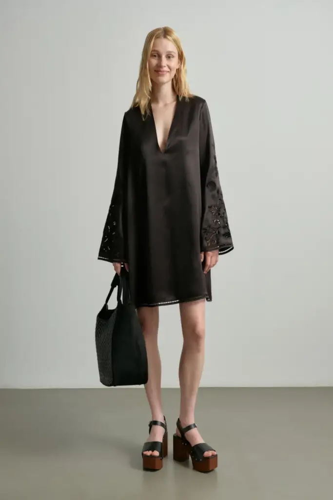 Lala Berlin Dress Dagur viscose black Verkauf
