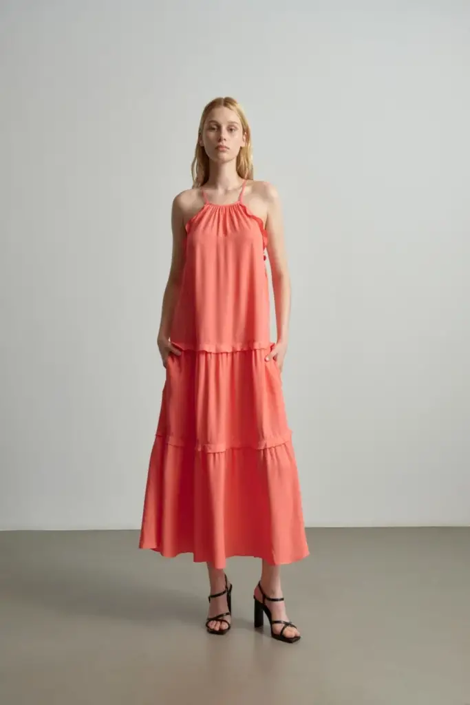 Lala Berlin Dress Daau viscose underwater melon Angebote