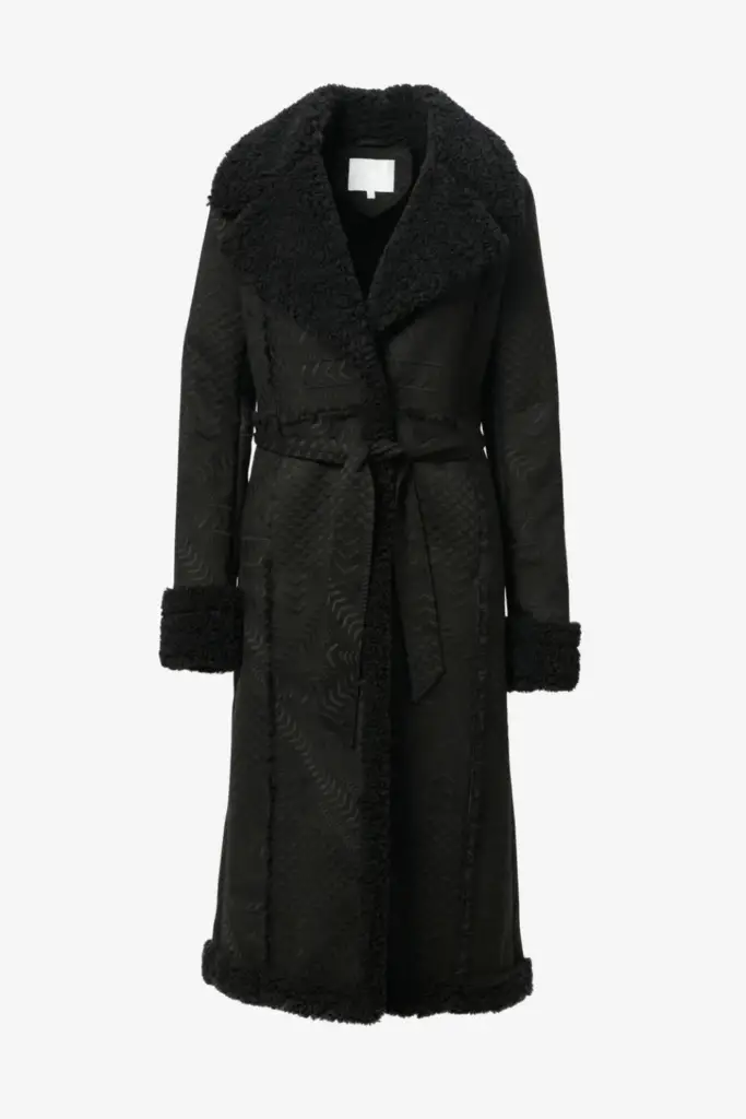 Lala Berlin Coat Osia polyester heritage star black Hotsell