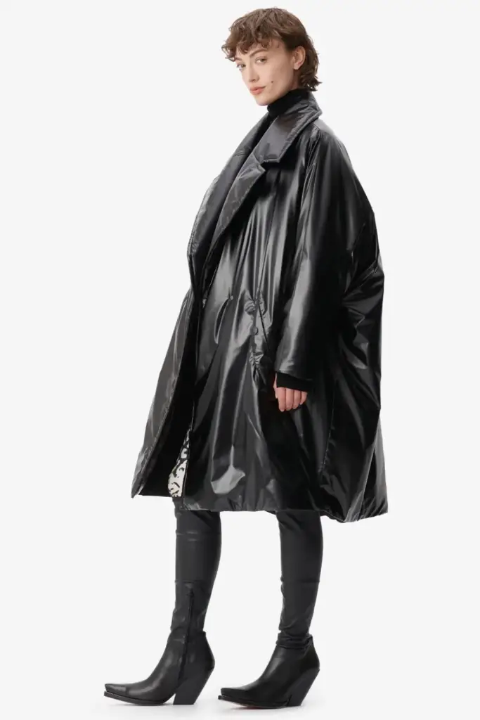 Lala Berlin Coat Ophir polyester black Schlussverkauf