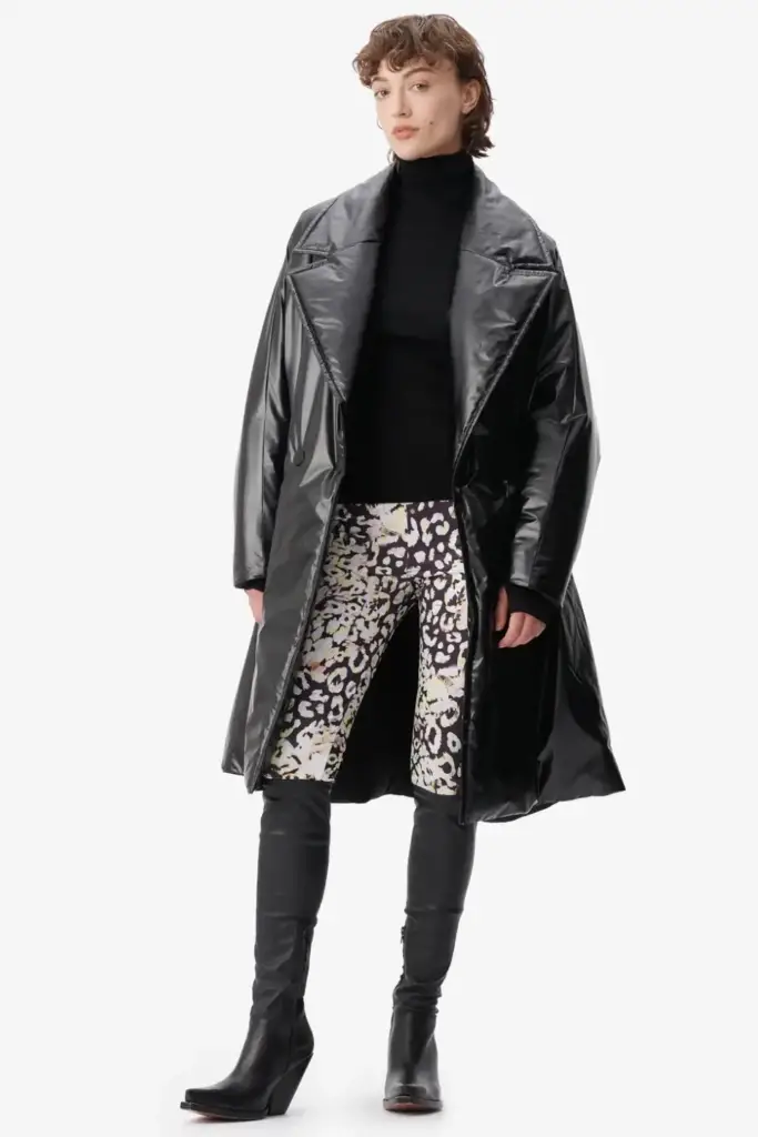 Lala Berlin Coat Ophir polyester black Schlussverkauf