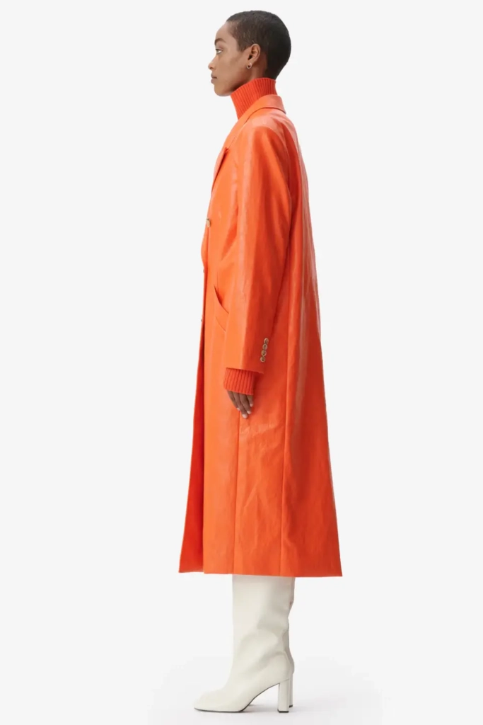 Lala Berlin Coat Odith viscose mix paprika Meist gekauft