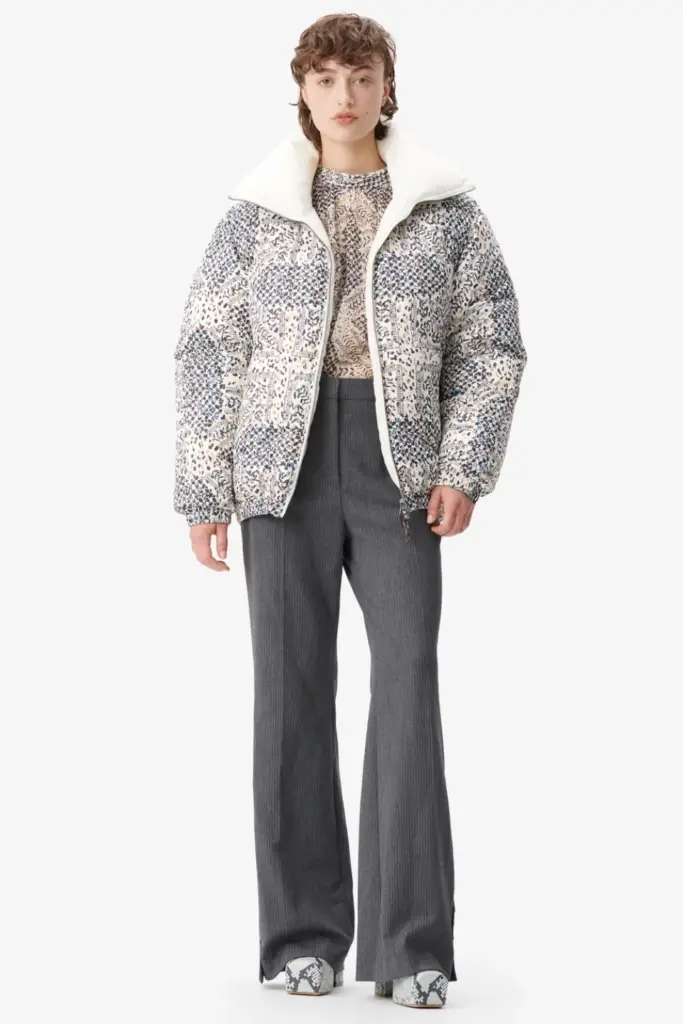 Lala Berlin Coat Odelie polyamide heritage star blue Limitierter Zeitrabatt