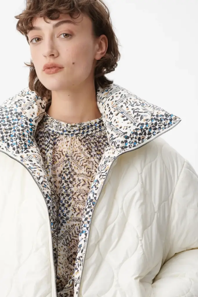 Lala Berlin Coat Odelie polyamide heritage star blue Limitierter Zeitrabatt