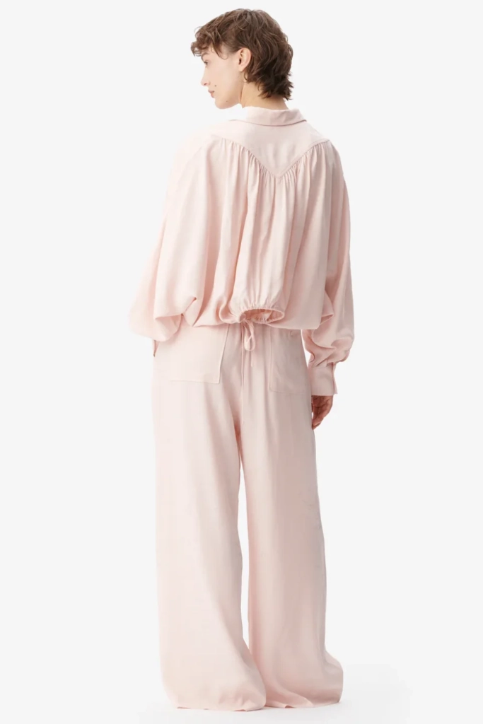 Lala Berlin Blouse Buccia viscose mix lalagram peach blush Fabrik Onlineshop