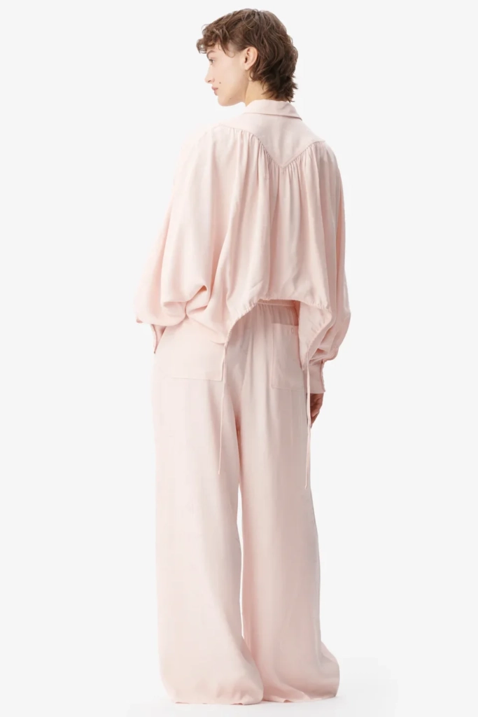 Lala Berlin Blouse Buccia viscose mix lalagram peach blush Fabrik Onlineshop