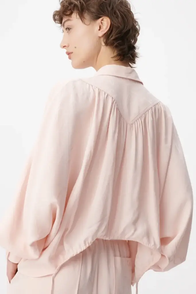 Lala Berlin Blouse Buccia viscose mix lalagram peach blush Fabrik Onlineshop