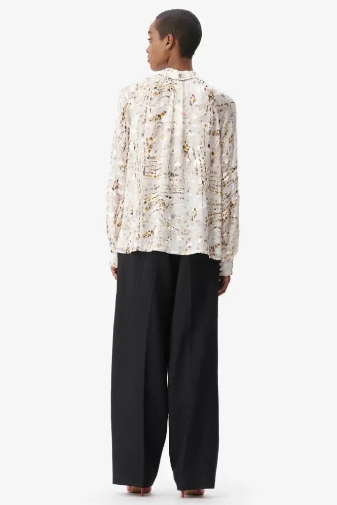 Lala Berlin Blouse Brynn viscose mix stripy leo Sonderangebot