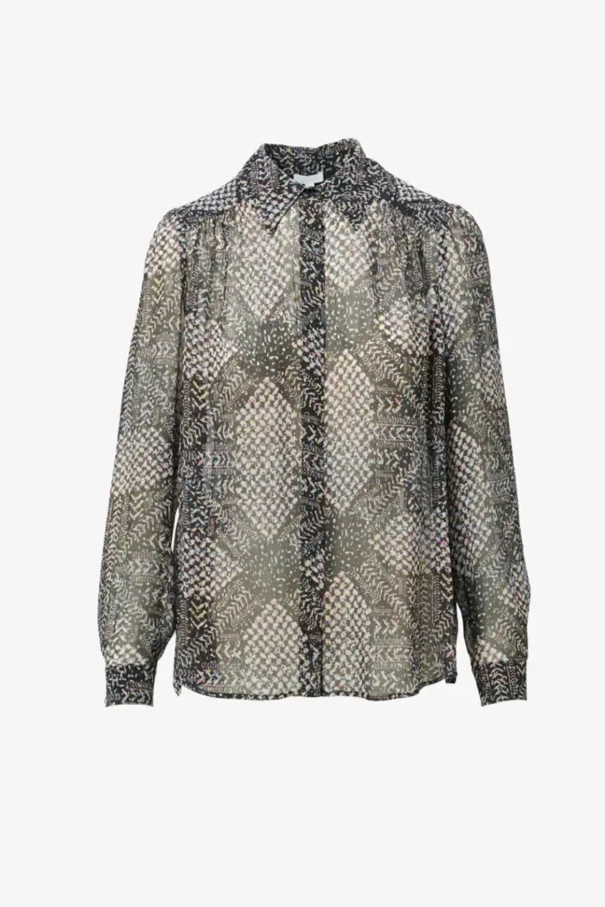 Lala Berlin Blouse Bling viscose heritage star black Versandkostenfrei