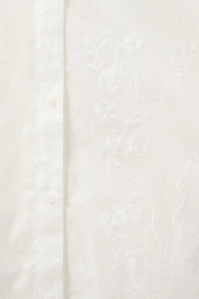 Lala Berlin Blouse Bam cotton embroidery white Exklusivangebot