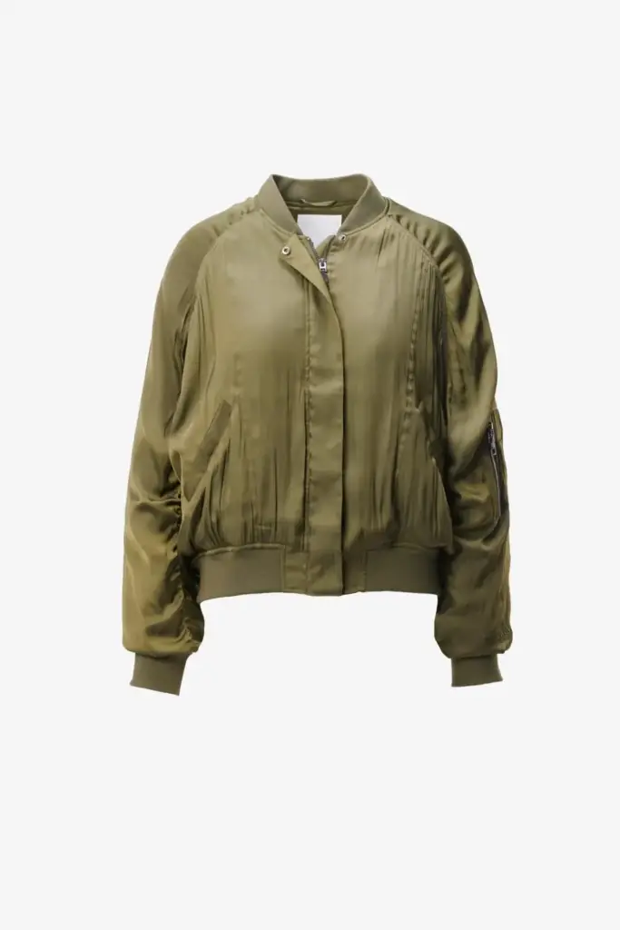 Lala Berlin Jacket Jordin polyester mix olive Weihnachtsangebot