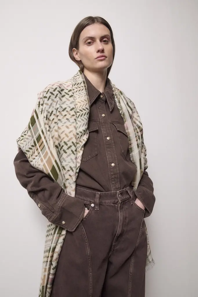 Lala Berlin Scarf Avril viscose mix dusk Lagerräumung