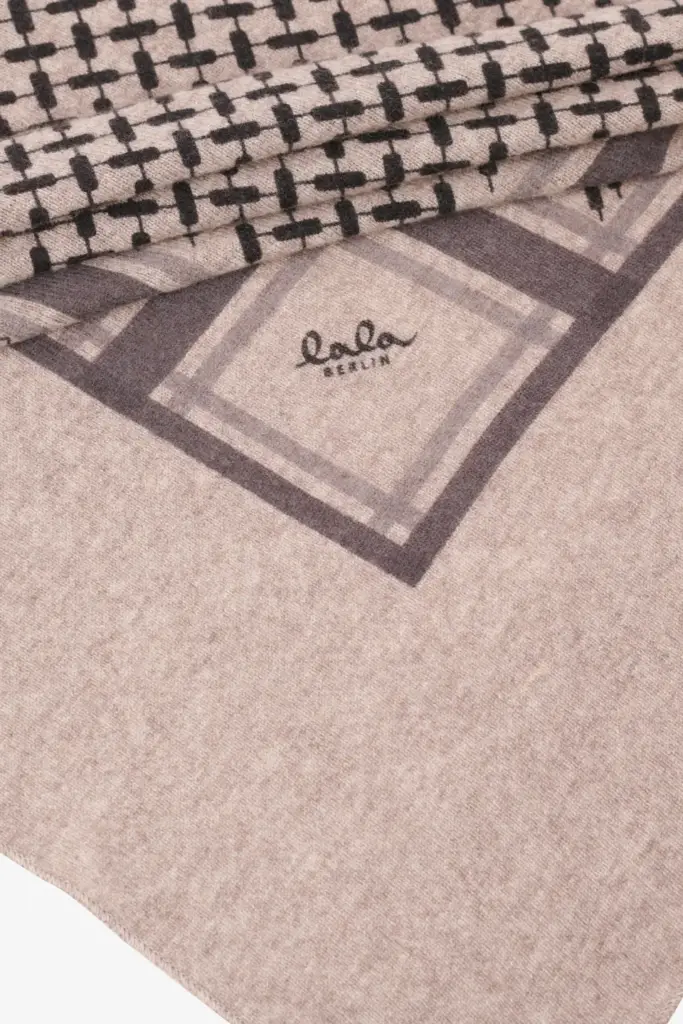 Lala Berlin Triangle Trinity Classic XS cashmere stradivari dark brown melange Große Rabatte