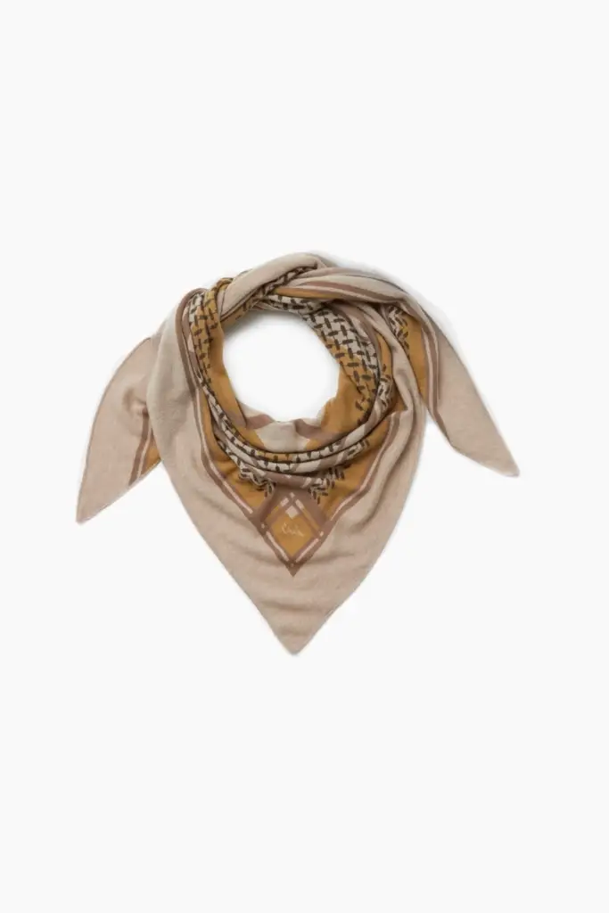 Lala Berlin Triangle Double Heritage cashmere dune/sand Tägliche Deals