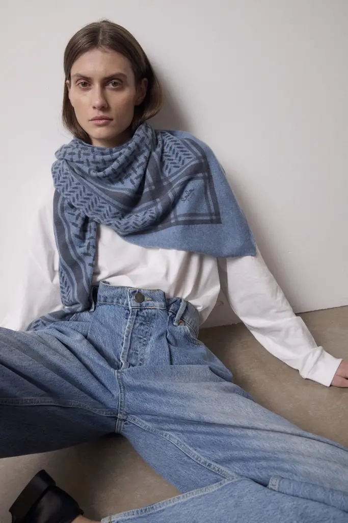 Lala Berlin Triangle Trinity cashmere vela/antracite Riesige Ersparnisse