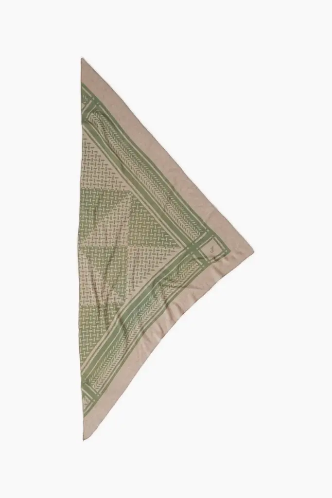 Lala Berlin Triangle Puzzle cashmere dune/sage Super Sparpreis