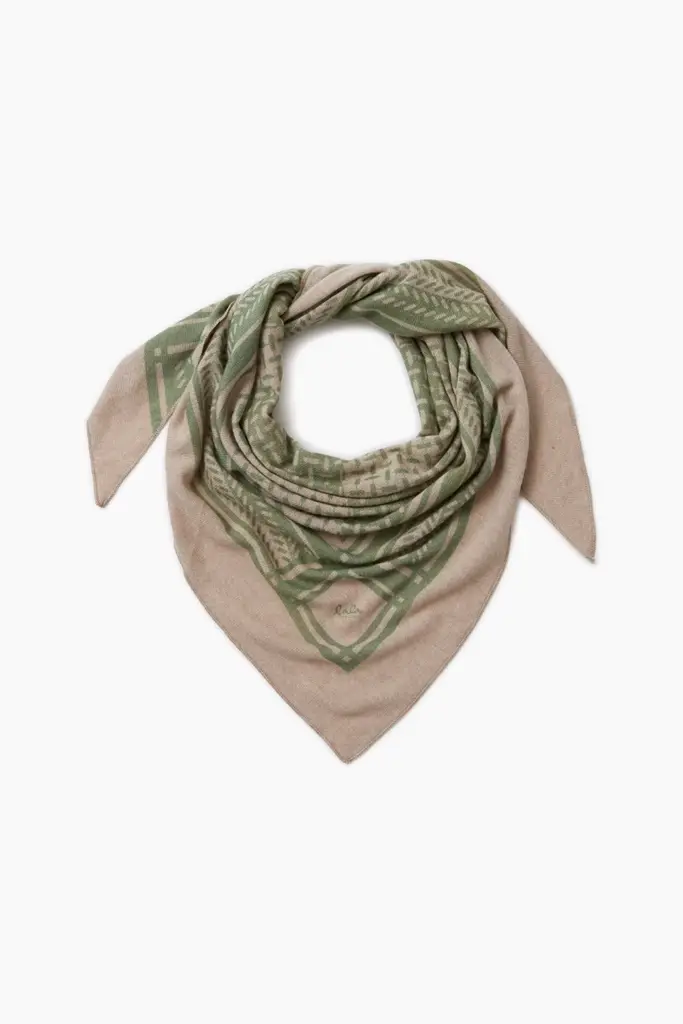Lala Berlin Triangle Puzzle cashmere dune/sage Super Sparpreis