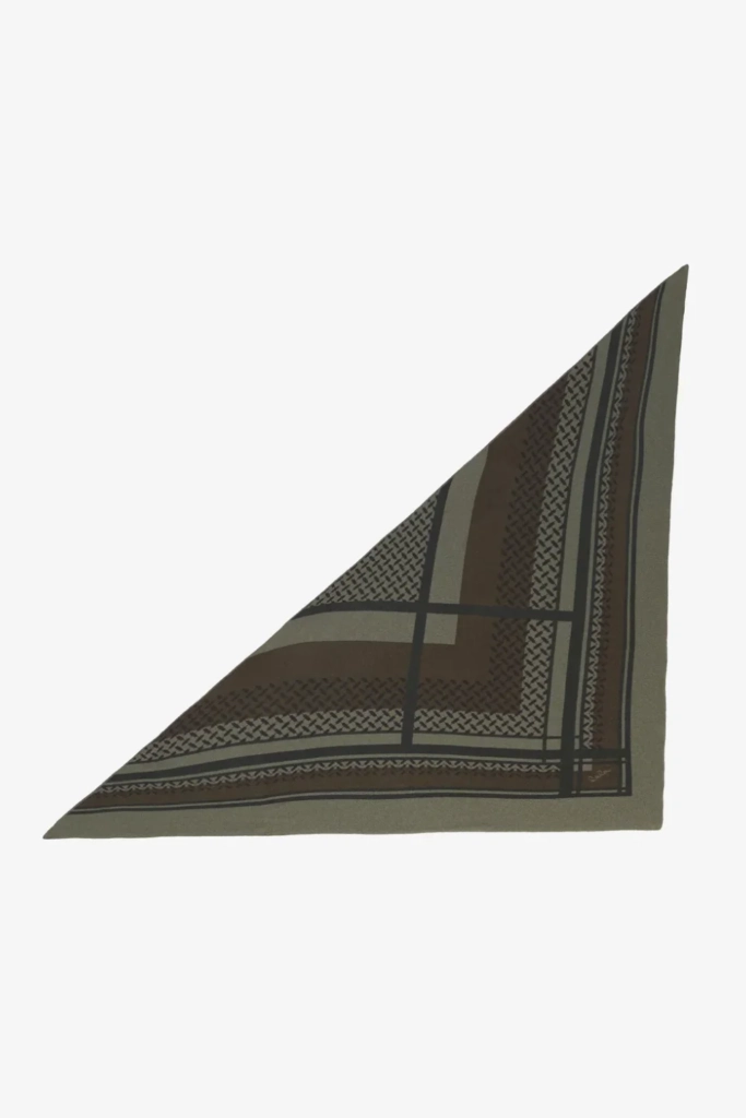 Lala Berlin Triangle Double Heritage cashmere olive