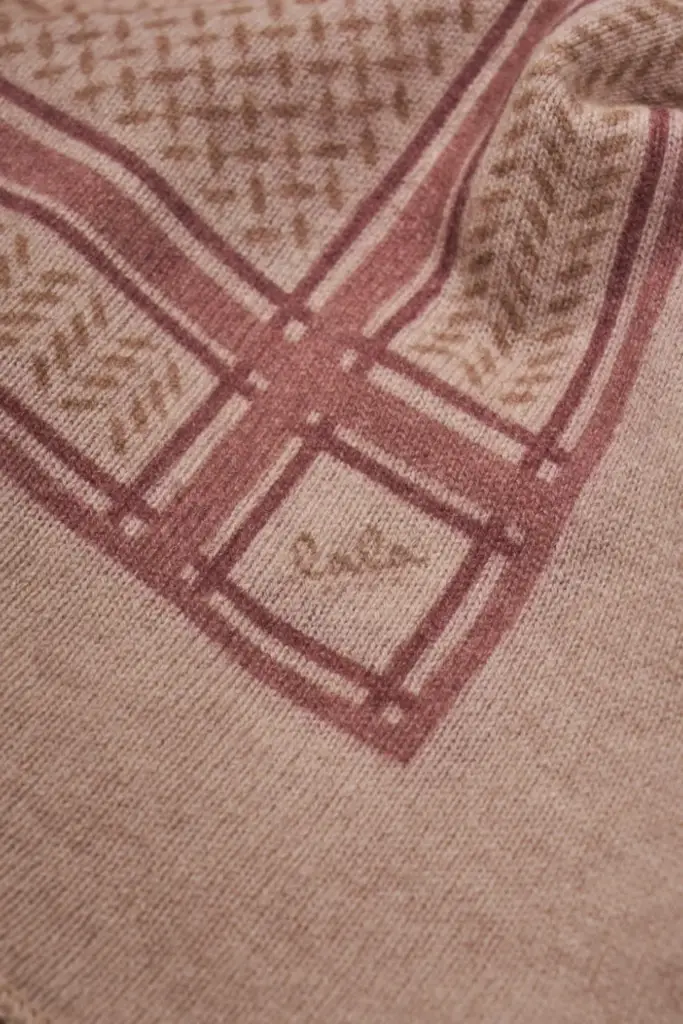 Lala Berlin Triangle Heritage Double cashmere sand flip JETZT KAUFEN