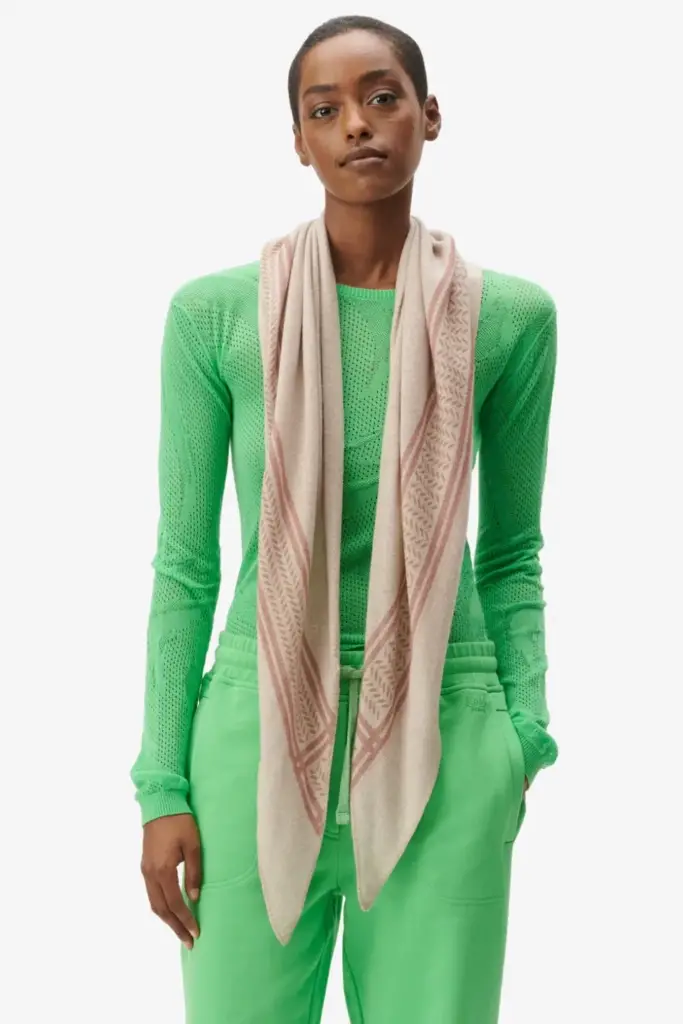 Lala Berlin Triangle Heritage Double cashmere sand flip JETZT KAUFEN