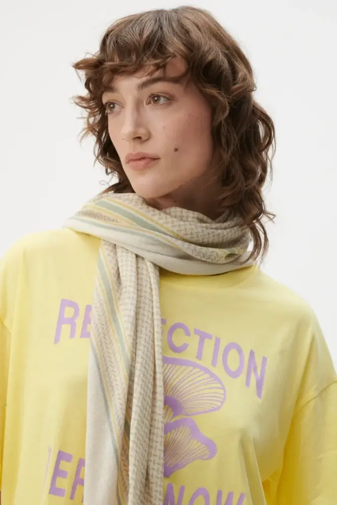 Lala Berlin Triangle Heritage Double cashmere egret flip Neueste Stile