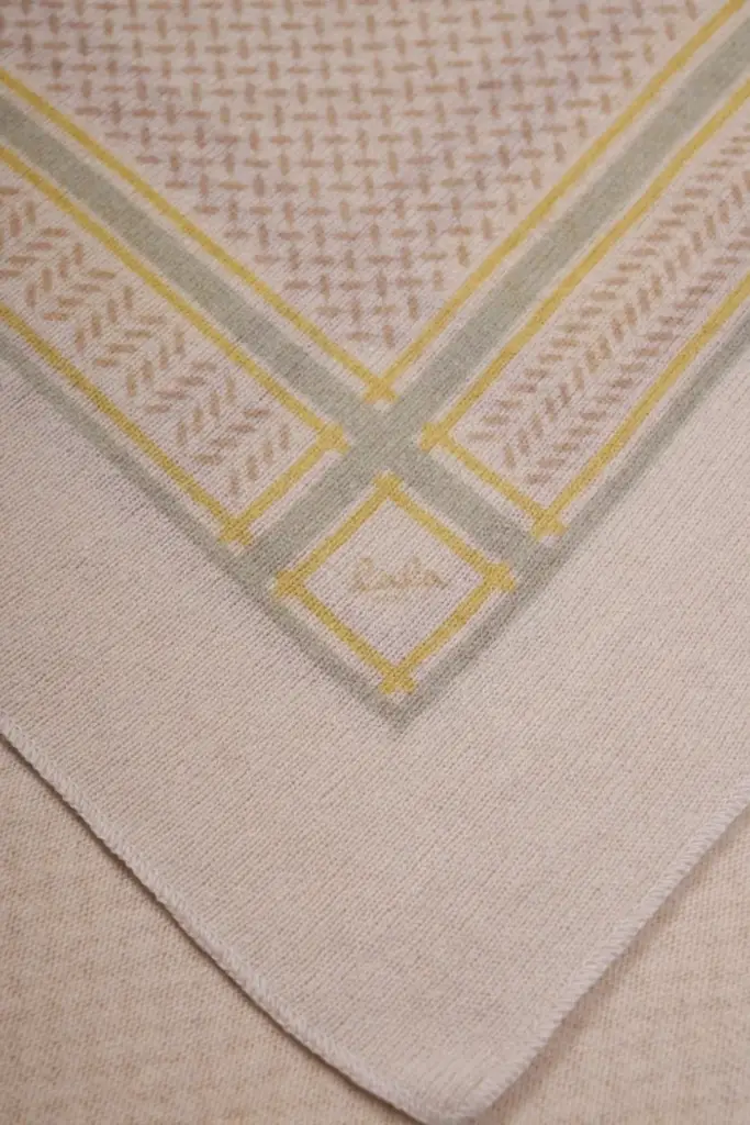 Lala Berlin Triangle Heritage Double cashmere egret flip Neueste Stile
