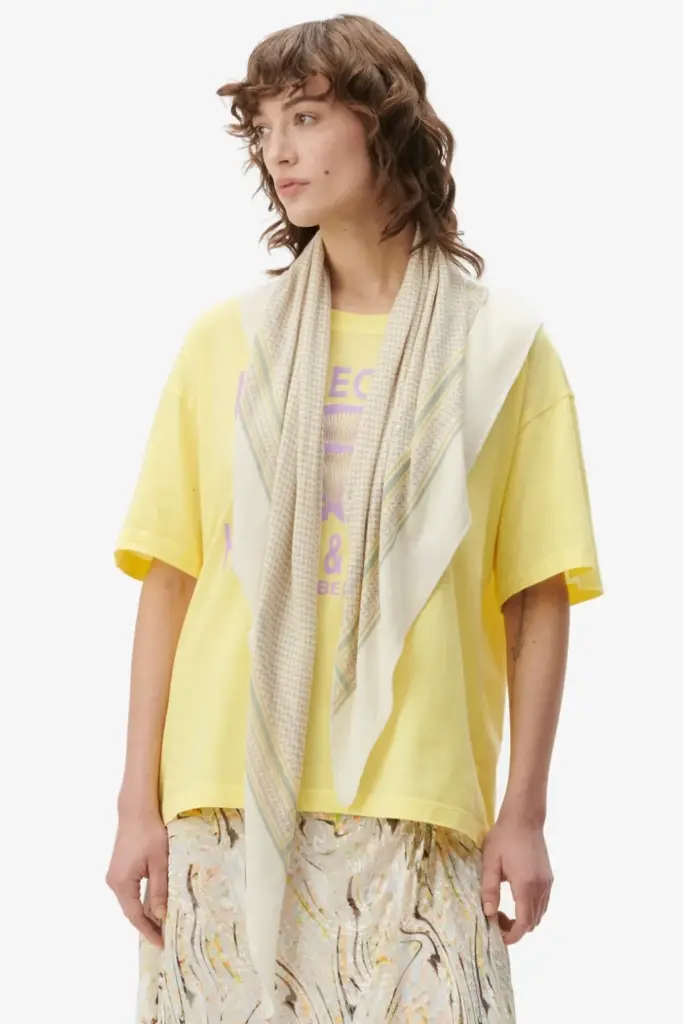 Lala Berlin Triangle Heritage Double cashmere egret flip Neueste Stile