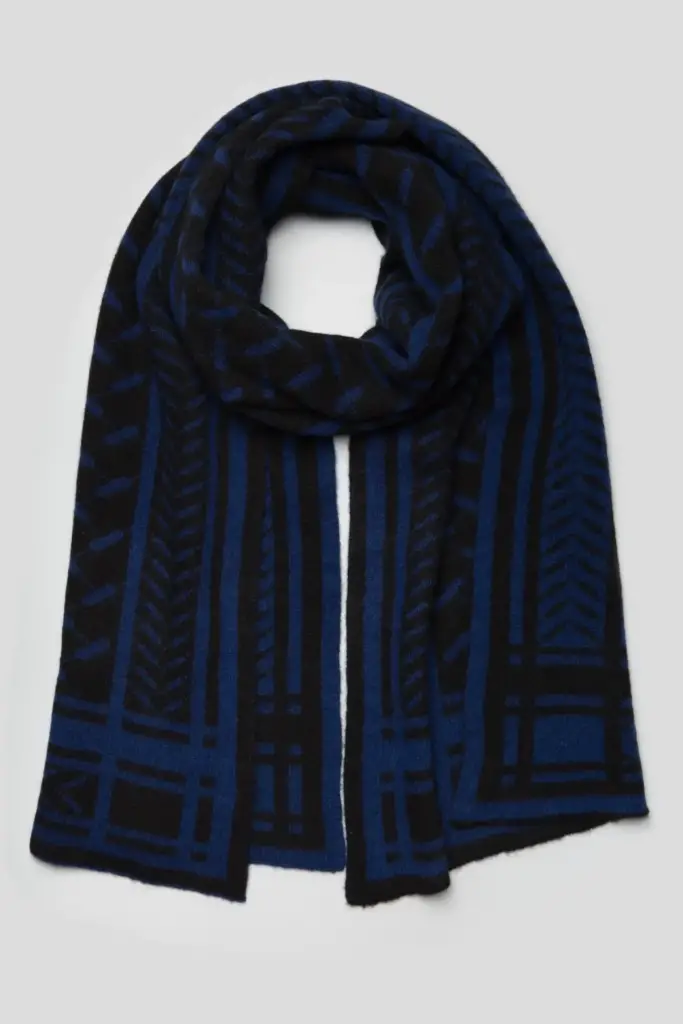 Lala Berlin Scarf Chuck cashmere dark blue Bis zu 60% Rabatt