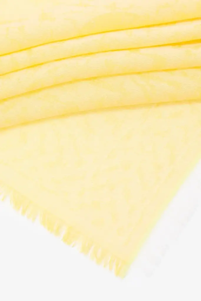 Lala Berlin Scarf Arian cotton diamond yellow Clearance-Verkauf