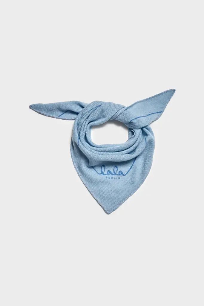 Lala Berlin Triangle Solid XS cashmere atlantic Fabrikladen